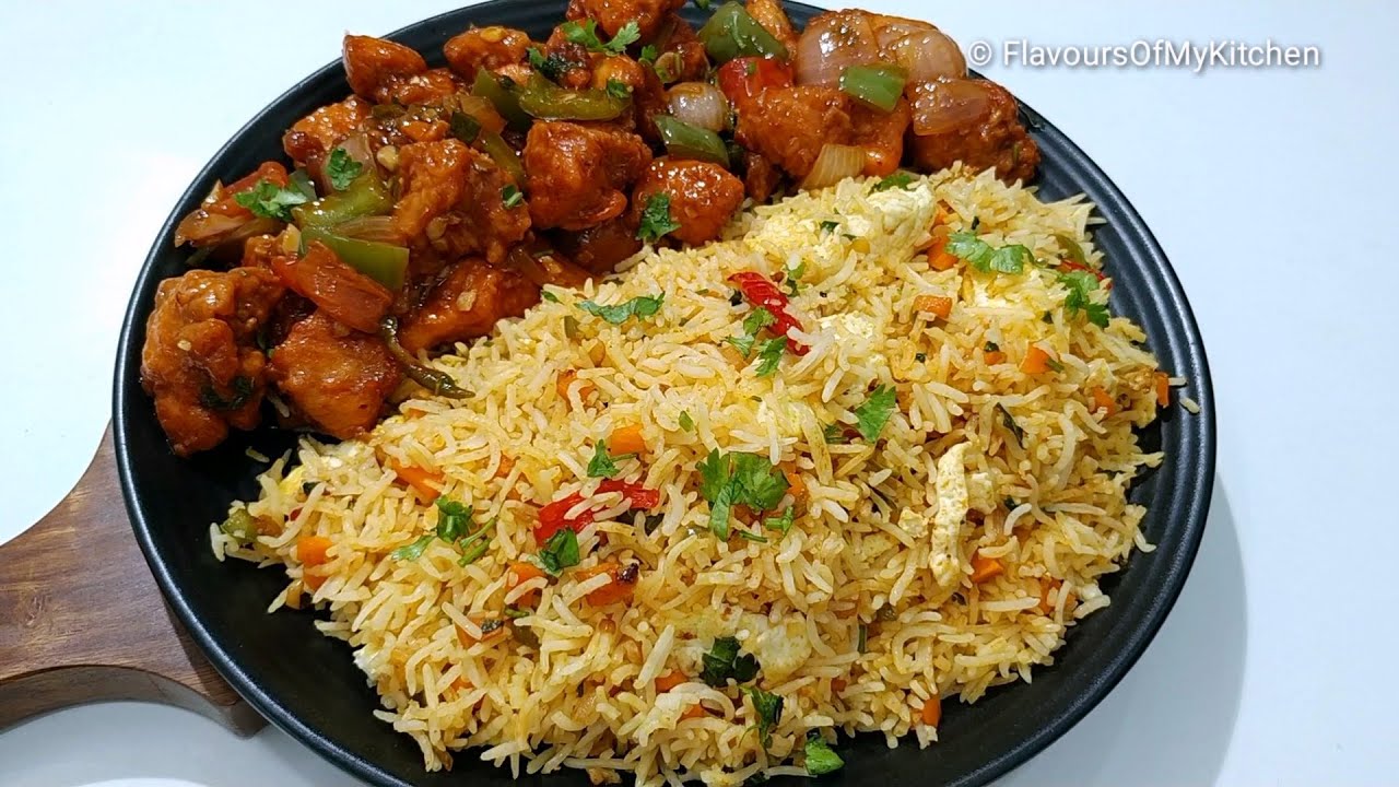 Chicken Fried Rice + Chicken 65/Manchurian