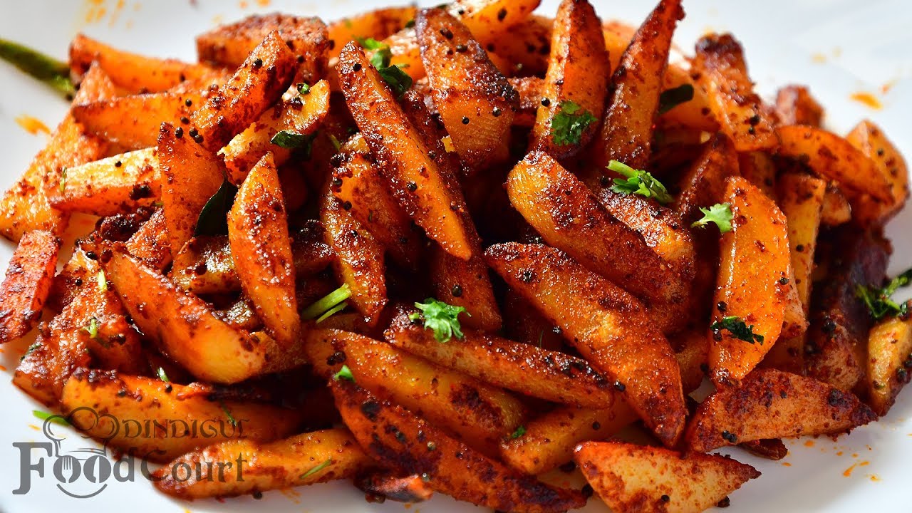 Green Chilly Potato Fry